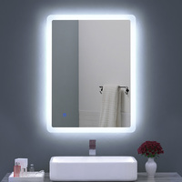 Taida Morden – capteur de contrôle tactile de miroir de salle de bain éclairé par LED avec TUV
