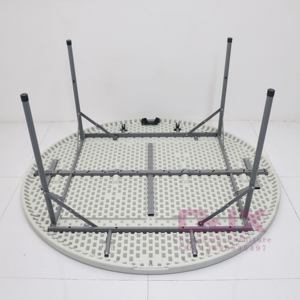 Vente en gros d'usine, camping, repas en plein air, <span class=keywords><strong>chaises</strong></span> et tables pliantes en plastique de 6 <span class=keywords><strong>pieds</strong></span> pour les événements, banquet, mariage, gâteau - Product Image 5