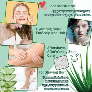 Loción Hidratante de Rápida Absorción y Larga Duración, Refrescante, para el Cuidado de la Piel, Gel de Aloe Vera para Después del Sol, para Rostro y Cuerpo - Product Image 6