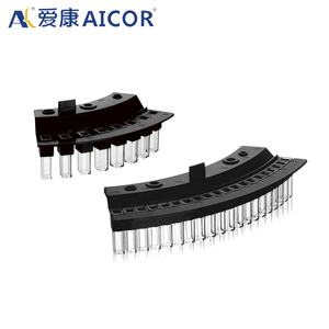 Amostra de copo da química do laboratório, 8 furos, vestidos de reação, cuvette plástica para analisador de cagulômetro 902 7020 - Product Image 4