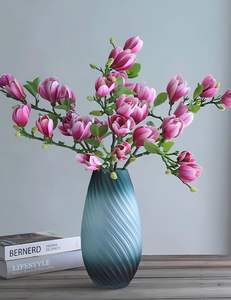 Magnolia Artificielle Haut de Gamme Effet Naturel en Gros, Faible MOQ, pour Composition Florale Artificielle - Product Image 5