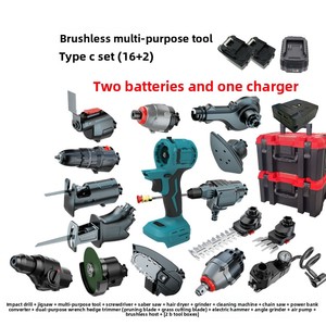 Cordless Combo Kit 20V Professional Level <strong>Multi</strong>-<strong>Tool</strong> Woodworking <strong>Tool</strong> Set Hard Case Lithium Battery Oscillating <strong>Tool</strong> OEM 316 - Product Image 4
