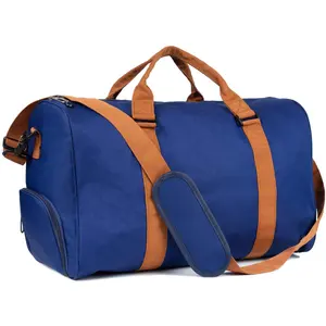 Supplier Travel Duffel Bag with Shoes Compartment Large Sports Gym Bag for Men Women