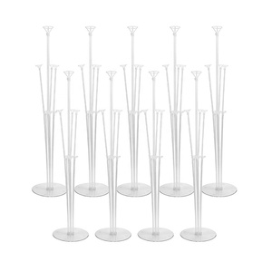 Easy DIY Assembly <strong>Balloon</strong> Stand Kit <strong>Table</strong> &amp; Floor Party Decorations <strong>Balloon</strong> Arch Stands with Sticks &amp; Archer Holder - Product Image 5