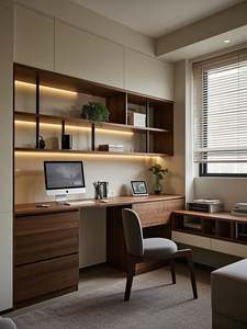 Étagère en bois Bibliothèque murale intégrée Personnalisable Salon Bibliothèque Panneau stratifié Cave à vin Meubles de salon Affichage - Product Image 3