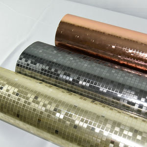 <span class=keywords><strong>Feuille</strong></span> de chêne en aluminium gaufré décoration murale <span class=keywords><strong>Petg</strong></span> Films décoratifs panneau en bois intérieur salle à manger chambre support papier gaufré Design pour - Product Image 4