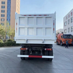 Howo 2021 Camión volquete 10 Wheeler 6*4 Cámara China Rojo Blanco Amarillo Naranja Bule, 12 Ruedas Camión Tractor Cabeza 6X4 100 Toneladas - Product Image 3