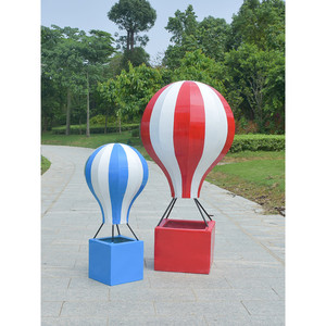 Suministros de Decoración para Bodas al Aire Libre, Globos Aerostáticos Grandes de Resina y Fibra de Vidrio para Fiestas de Cumpleaños y Festividades, Resistentes al Agua y Pintados a Mano - Product Image 4