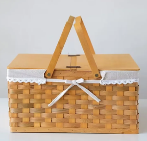 Vente en gros de paniers de rangement à forte demande panier en osier pour pique-nique vente chaude - Product Image 5