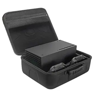 カスタム耐水性EVAシリーズXゲームコンソールケースバッグ、1つのコントローラーシェルケースボックスを移動