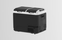 Réfrigérateur portable électrique JP à double zone pour camping, glacière à compresseur DC, congélateur, réfrigérateur de voiture