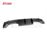 Diffuseur arrière en fibre de carbone véritable XTREME, style MP, pour BMW M3 M4 G80 G81 G82 G83, diffuseur arrière à quatre sorties