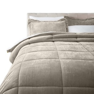 Bộ Chăn Bông <span class=keywords><strong>King</strong></span> Bán Chăn Lông Cừu Tấm Trải Giường Nhung Thay Thế Bộ Chăn Bông Sang Trọng - Product Image 1