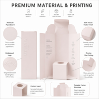Boîte en papier personnalisée pour rouge à lèvres, boîte cosmétique pliante de luxe avec insert, logo personnalisé imprimé, emballage cadeau pour rouge à lèvres