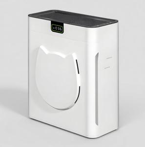 เครื่องฟอกอากาศสำหรับสัตว์เลี้ยงแบบพกพา รุ่นใหม่ หรูหรา อัตโนมัติ เสียงเบา พร้อมแผ่นกรองประสิทธิภาพสูง H13 สำหรับสุนัขและแมว ปลอดภัย ใช้งานง่าย รองรับ OEM - Product Image 1