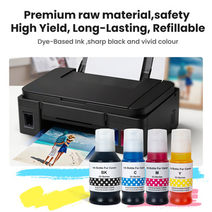 Tinta de Recarga a Base de Agua Compatible con Canon PIXMA <span class=keywords><strong>GM2010</strong></span>, GI-10 GI10 GI 10 Premium Color, en Botella - Product Image 5