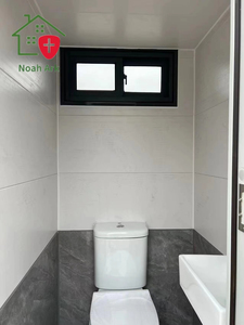 ห้องน้ำสำเร็จรูปสไตล์อินดัสเทรียลสมัยใหม่ ห้องน้ำกลางแจ้ง สำนักงาน สวนสาธารณะ อพาร์ตเมนต์ โรงเรียน โรงพยาบาล แผงเหล็กแซนวิช - Product Image 3