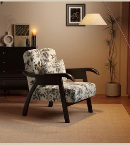 <span class=keywords><strong>Fauteuil</strong></span> simple en bois massif de style français DISHI, luxe léger, <span class=keywords><strong>vintage</strong></span> du milieu du siècle, canapé pour la réception à domicile, salon - Product Image 5