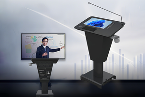 Sistema Multimedia para Podio con Altavoz, Todo en Uno, Podio <span class=keywords><strong>de</strong></span> <span class=keywords><strong>Audio</strong></span> y Video, <span class=keywords><strong>Estación</strong></span> <span class=keywords><strong>de</strong></span> <span class=keywords><strong>Trabajo</strong></span> para Profesores - Product Image 3