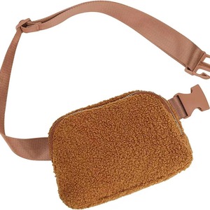 <b>Hot</b> Selling Autumn and Winter Plush Adjustable Crossbody Everywhere Travel Sports <b>Belt</b> Bag Fanny Pack Waist Bag - Product Image 3