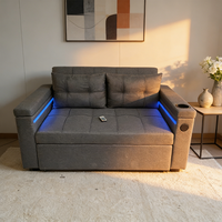 Fauteuil simple japonais personnalisé, éponge haute densité, canapé-lit simple, écologique, durable, pliable