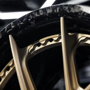 Stylish Multi <b>Spoke</b> Forged Alloy Rim Concave Deep Dish Sport <b>Wheel</b> With Carbon Fiber Barrel Custom Surface Coating Lightweight - Product Image 2