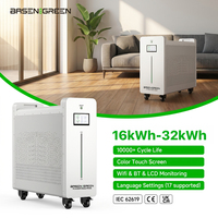 10 Yıl Garantili 200A BMS 51.2V 628Ah 32kWh LiFePO4 Pil Lityum Ev Güneş Enerjisi Depolama Sistemi CE IEC62619