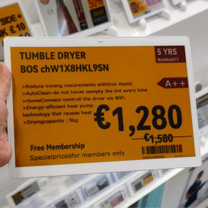ป้ายราคาหมึกอิเล็กทรอนิกส์10.2นิ้วป้ายอิเล็กทรอนิกส์อัจฉริยะป้าย E-Ink ไร้สาย WIFI สำหรับซูเปอร์มาร์เก็ต - Product Image 1