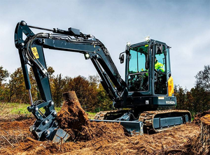 Mini-excavatrice hydraulique haute performance HX40A de 4 tonnes, mini-pelle sur chenilles, robuste pour la réparation routière et la rénovation de jardins - Product Image 2