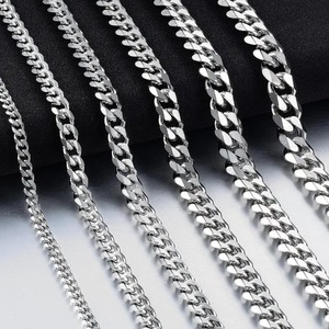 สร้อยคอคิวบาสแตนเลสสตีลกันน้ำคุณภาพสูงสำหรับผู้ชายและผู้หญิง - Product Image 3