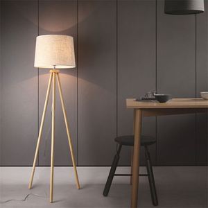 <span class=keywords><strong>La</strong></span> lampada da terra a Led per il soggiorno dà una sensazione di fascia alta. <span class=keywords><strong>La</strong></span> lampada da terra treppiede in legno Vintage per <span class=keywords><strong>la</strong></span> luce ambientale della camera da letto - Product Image 1