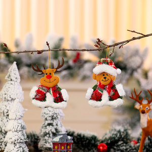 Nuevo adorno navideño de tela colorida con diseño de árbol de Navidad para decoración transfronteriza - Product Image 4