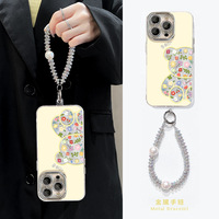 Coque de protection motif ours floral pour iPhone 17, 16e génération, iPhone 14 Pro Max, iPhone 15, iPhone 13, design mignon anti-chute en rayonne.