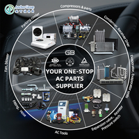 Kit de détection de fuites AC.135.036 Blue Cooper, 81 pièces, outil de diagnostic et de réparation de climatisation automobile.