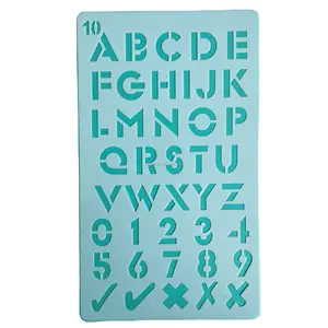 40pcs Set English Letter Stencils For Painting Mould Alphabet