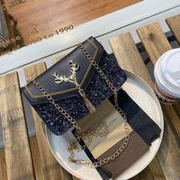 Sac à main tendance pour femme Fashion Square avec bouton magnétique, 5 couleurs, pompon, sac à bandoulière en cuir PU de luxe, nouveauté