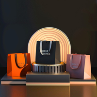 Bolsas de Papel Plegables y Reutilizables para Boutique con Empaque y Logotipo Personalizado