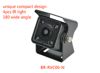 Camionnettes Camion Grand Angle Vision NUIT Compact Avant et Arrière Cam Petite taille Mini Caméra IP69K Caméra 180 degrés