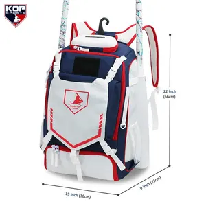 Bolsa de béisbol personalizada para equipo profesional, mochila de béisbol personalizada, venta al por mayor