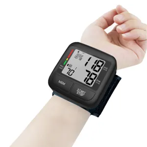 최신 구매 휴대용 의료 자동 혈압계 LCD 디스플레이 디지털 손목 전자 Bp 기계 혈압 모니터
