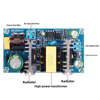 Module d'alimentation industriel sur rail DIN AC/DC 100-240V vers 12V/24V/36V/48V, conversion AC-DC stabilisée haute puissance