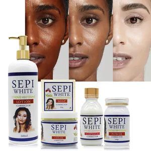 SEPI WHITE Dark Spots Corrector Skin Care Set Lightening Cream Serum Lotion Soap Powder Skin Care Products Full Set