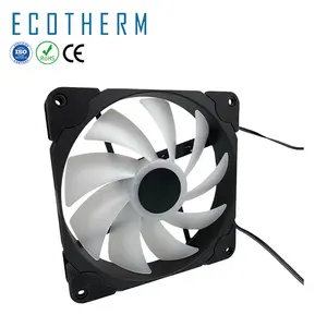 Yüksek kaliteli OEM özel 12V sessiz LED RGB Fan 12025 PC bilgisayar CPU 120mm soğutma soğutucu RGB kasa fan 12025