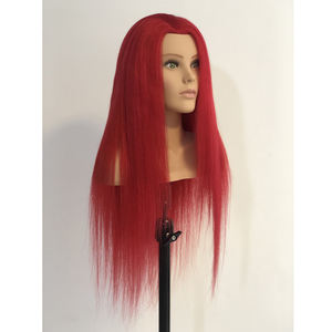 Longue poupée factice de mannequin d'épaule complète avec des <span class=keywords><strong>cheveux</strong></span> humains pour la formation de coiffage pratiquant des coiffures sur la tête de Mannequin d'épaule - Product Image 4