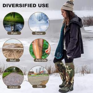 Guêtres de serpent réglables Bottes de protection contre les morsures de serpent pour hommes et femmes Jambières Tours en plein air Camping <span class=keywords><strong>Randonnée</strong></span> - Product Image 6