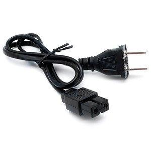 Cable de alimentación para calentadores de manos, almohadillas eléctricas, botellas de agua caliente, cables de carga, 2 orificios redondos para enchufes - Product Image 1