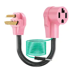 Dryer Adapter 4 Prong to 3 Prong Convert 220V 30 Amp NEMA 10-30P Plug to 14-30R Receptacle