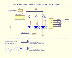 WSH231磁极识别霍尔模块测速流量3V-26V - Product Image 6