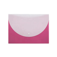Porte-documents à bouton-pression format A5/A4/FC, multi-couleurs, pour certificats et documents de bureau