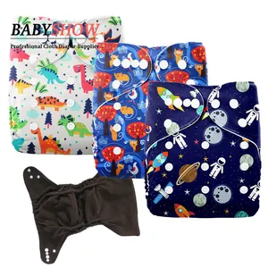 Fabricantes de China, venta al por mayor, precio razonable, pañales de tela para bebés, pantalones de entrenamiento de Pañales lavables